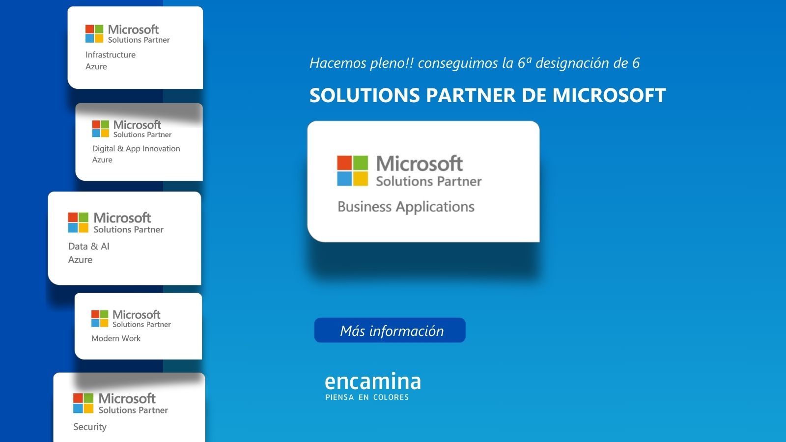 Conseguimos La 6ª Designación Como Solutions Partner De Microsoft